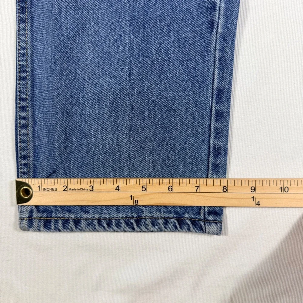 Levi's 550 Relaxed Fit Jeans 33x34 Blue Medium Wash Tapered Leg Cotton Denim